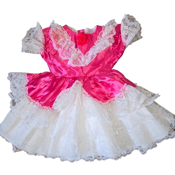 Source Unknown Pink and White Kids Costume - Picture 1 of 3